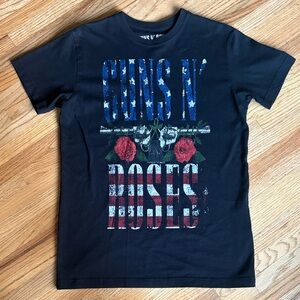 Guns N' Roses Black Short Sleeve Logo Tee